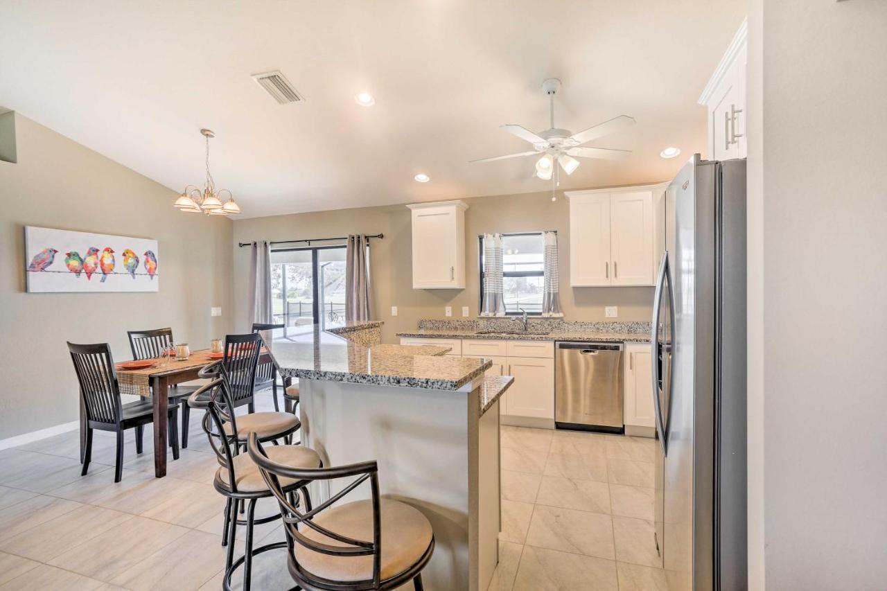 Central Cape Coral House With Private Screened Pool! Ngoại thất bức ảnh