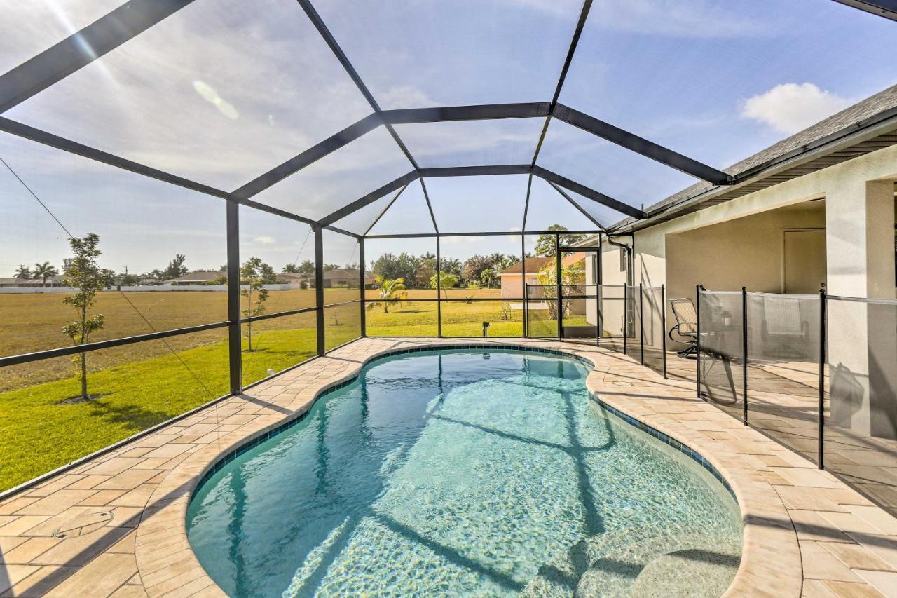Central Cape Coral House With Private Screened Pool! Ngoại thất bức ảnh