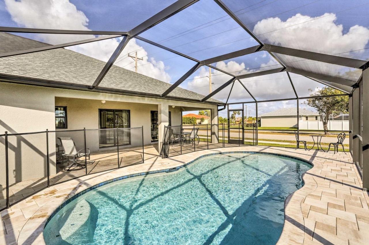 Central Cape Coral House With Private Screened Pool! Ngoại thất bức ảnh