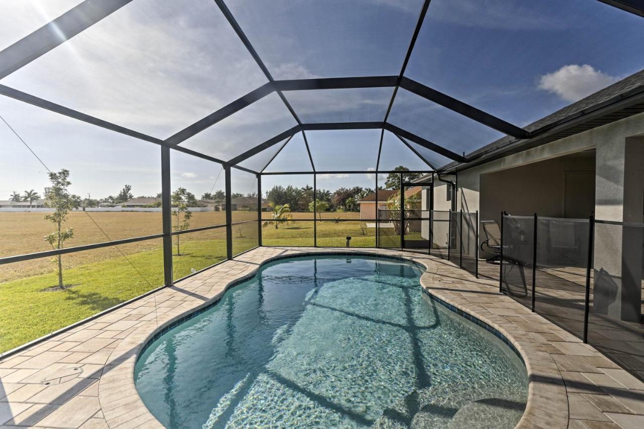 Central Cape Coral House With Private Screened Pool! Ngoại thất bức ảnh
